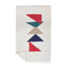 ALIA Ivory, Red And Green – Zanafi Kilim Rug 6×10