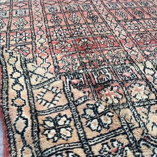 Vintage Style Beni mguild Rug – 5.5x8 ft Tribal Geometric colorful Abstract Carpet - Image 3