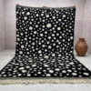Beni Mrirt Wool Rug – Premium Black and white dotted Luxury Berber carpet