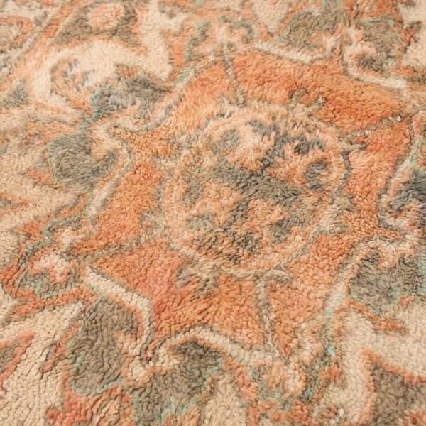 Vintage Style Beni mguild Rug – 7.2x14.8 ft Tribal Geometric Large Carpet - Image 9