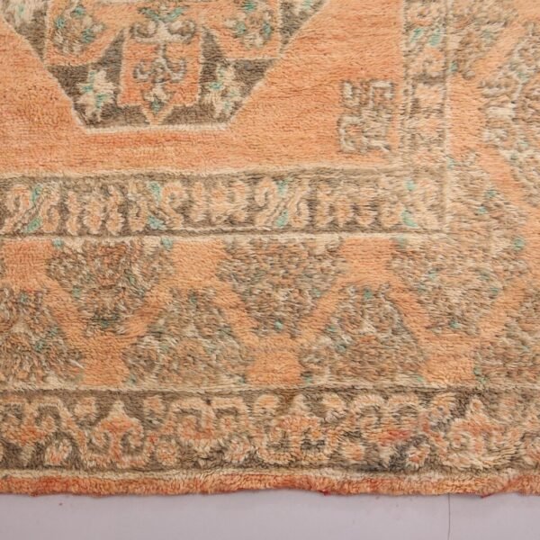 Vintage Style Beni mguild Rug – 7.2x14.8 ft Tribal Geometric Large Carpet - Image 10