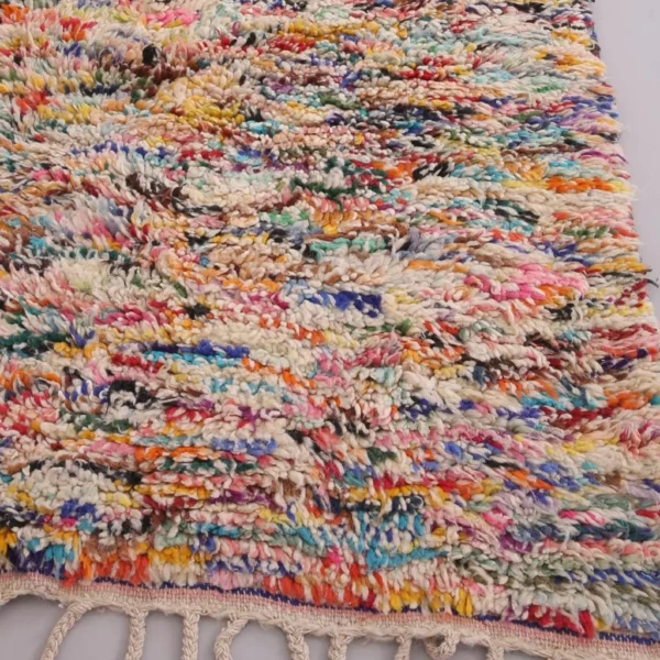 Beni Ourain Rug – 2.4x10.4 ft Runner Rainbow Abstract colorful Carpet - Image 4