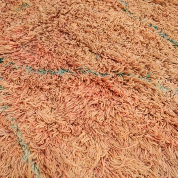 Alternative view of Vintage Style Beni mguild Rug – 5.9x11.8 ft Shag Geometric Brown Carpet